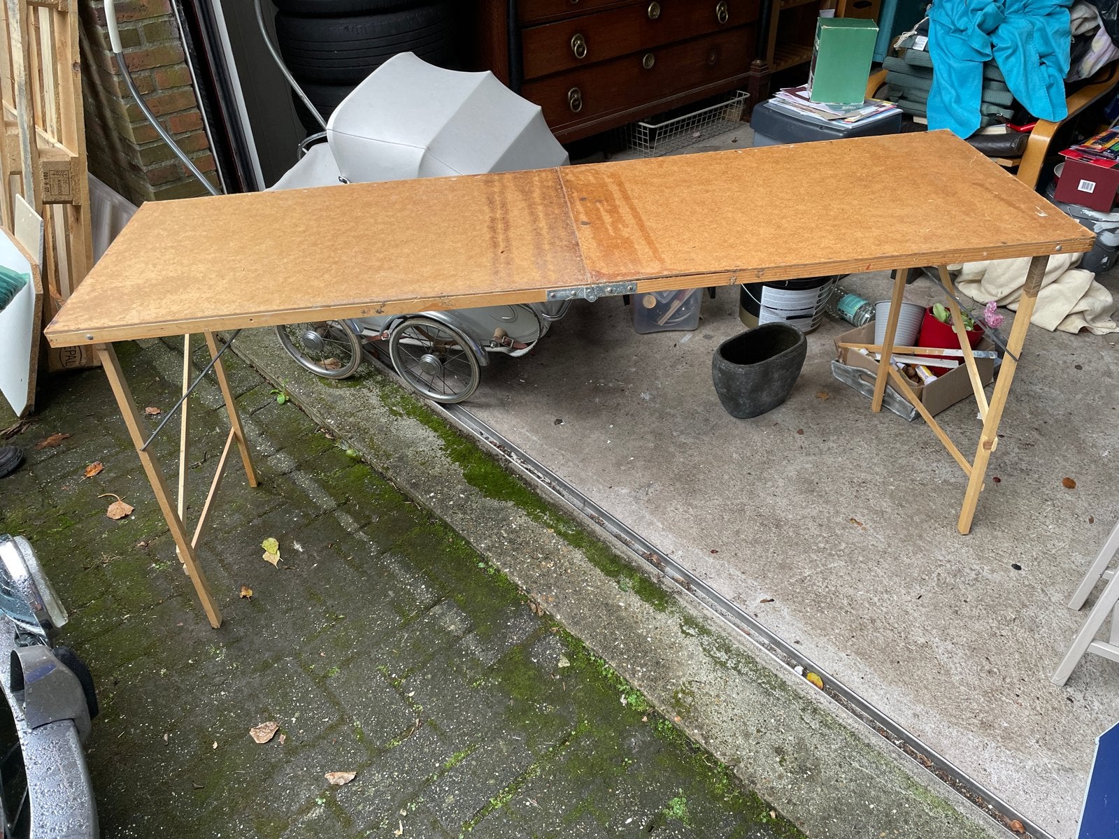 Handige Behangtafel - Opvouwbaar en Compact, Doe-het-zelf en Verbouw, Ophalen of Verzenden, Gebruikt, Overige typen