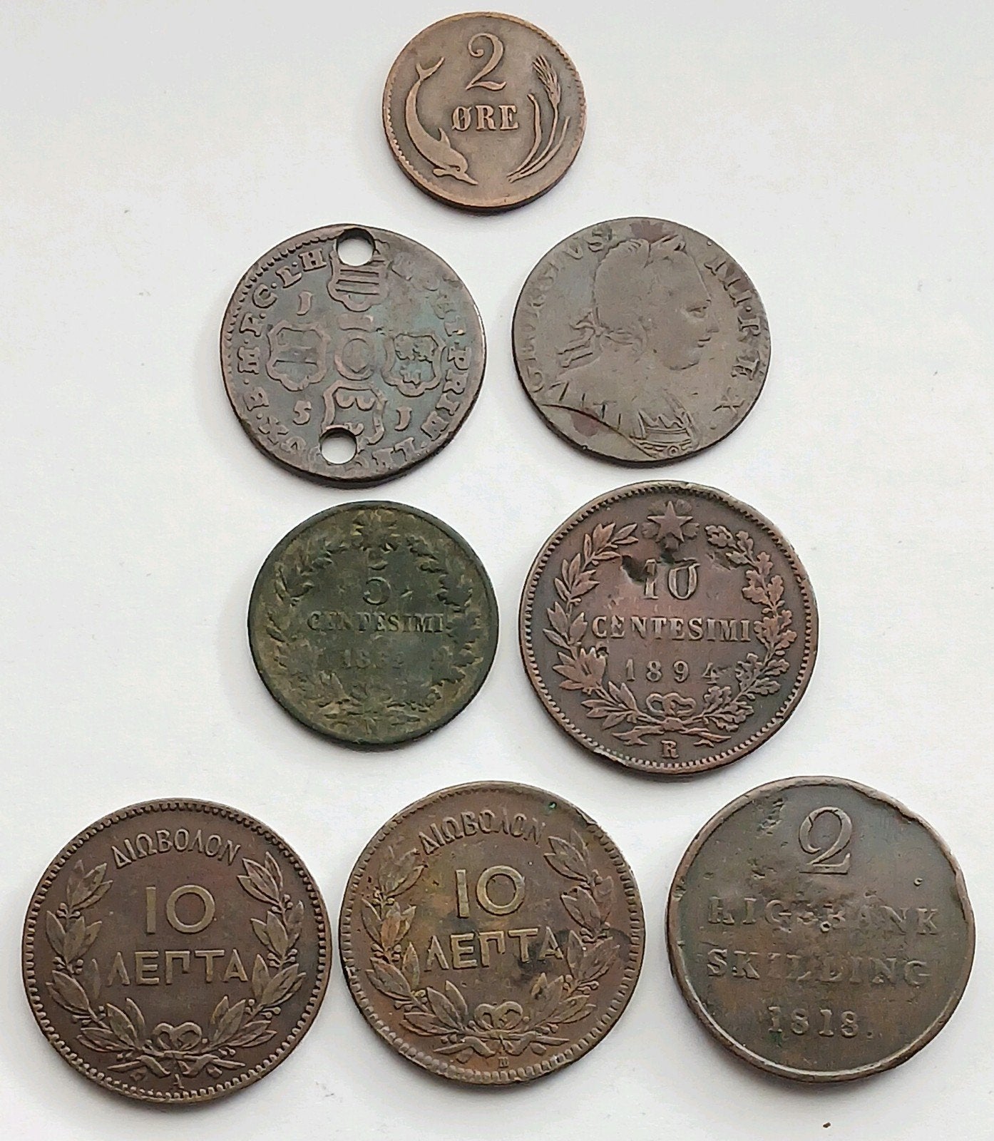 Verzameling Antieke Munten Europa Griekenland Italie va 1751, Ophalen of Verzenden, Buitenland, Munten
