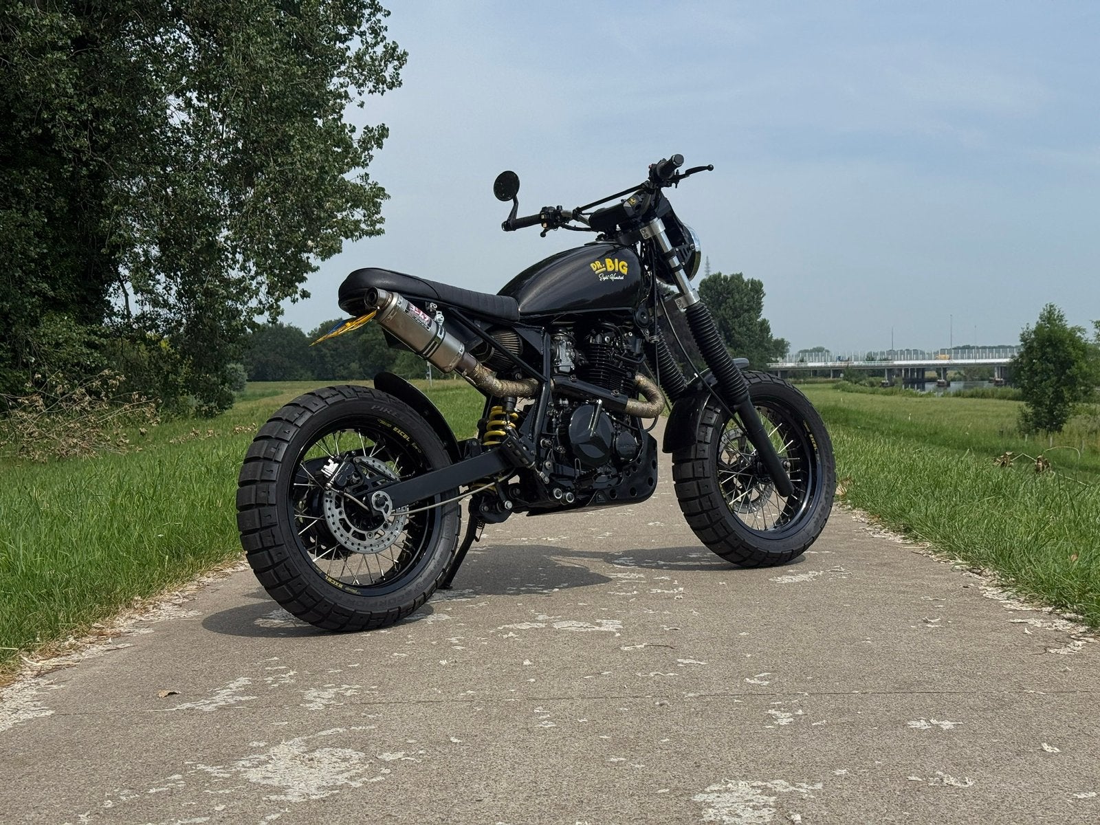 Suzuki DR800 Scrambler/Allroad custom project, Ophalen of Verzenden, Gebruikt