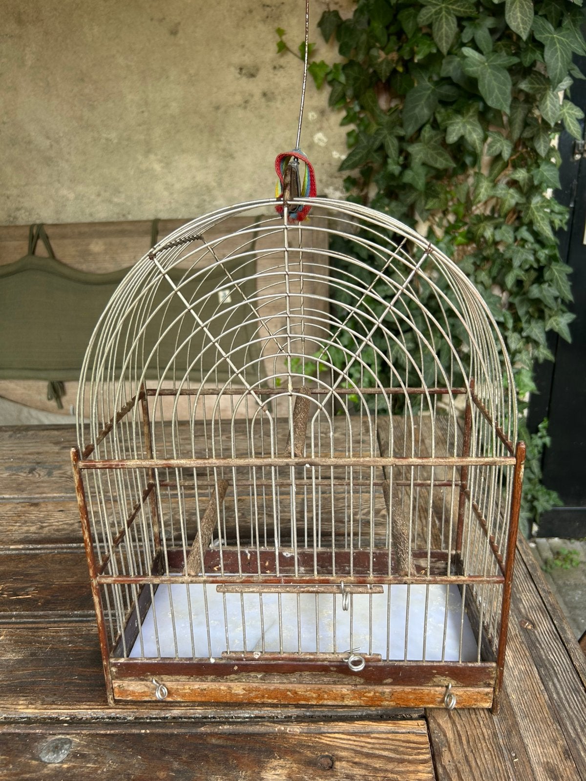 Surinaamse Zangkooi gebruikt, Ophalen, Gebruikt, Hout, Vogelkooi