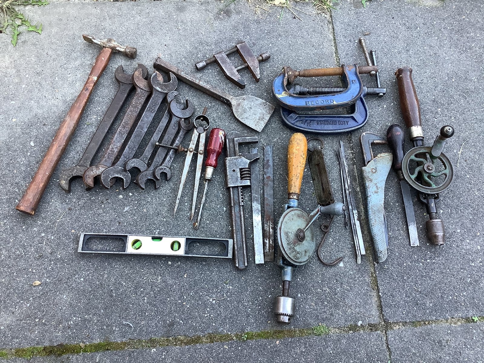Partij Oud Engels gereedschap, Antiek en Kunst, Ophalen of Verzenden