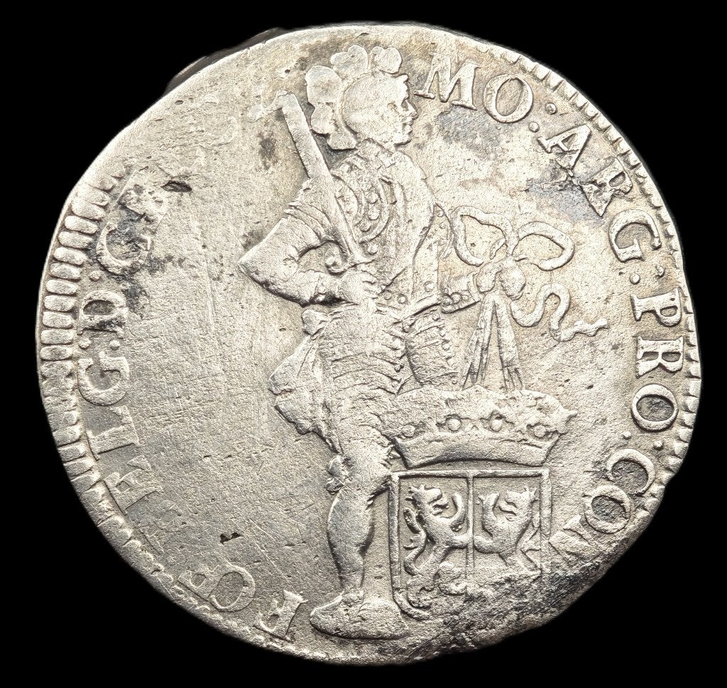 1707 Zilveren Dukaat Gelderland, Vóór koninkrijk, Zilver, Losse munt, Overige waardes