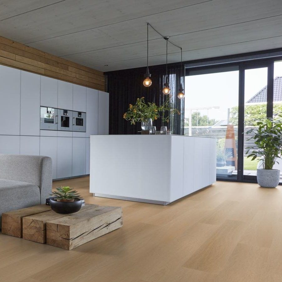 Plak Pvc True Grain Warm Oak 323-02 2,5mm dik Toplaag 0,55, Plak Pvc vloer warm natuur eiken, 75 m² of meer, Nieuw, Ophalen of Verzenden