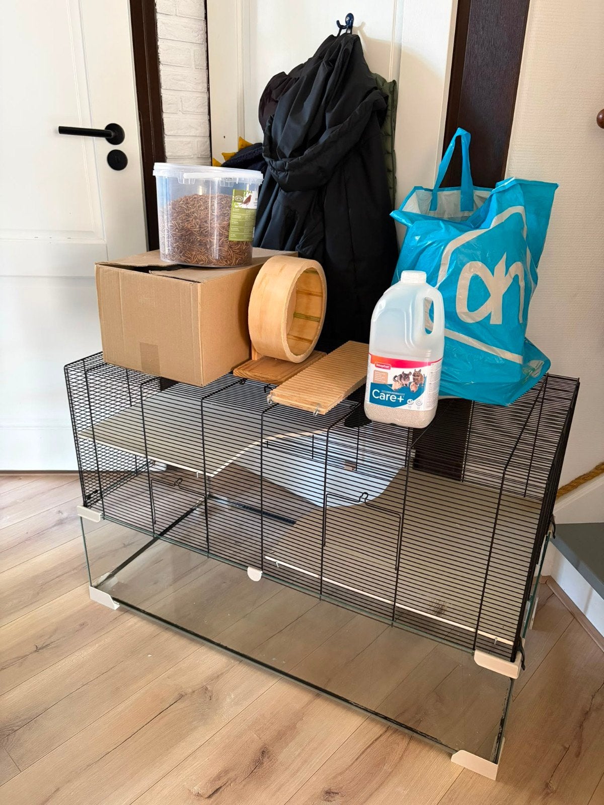 Hamsterkooi 100x50cm, Dieren en Toebehoren, Knaagdieren en Konijnen | Hokken en Kooien, Kooi, Gebruikt, Hamster, 75 tot 110 cm