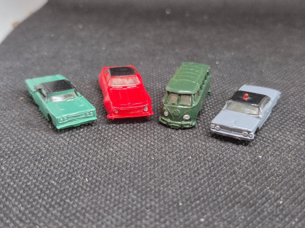 Bachmann - set personenauto's met VW T1 bus (16168), Hobby en Vrije tijd, Modeltreinen | N-Spoor, Overige merken, Gebruikt, Gelijkstroom of Wisselstroom