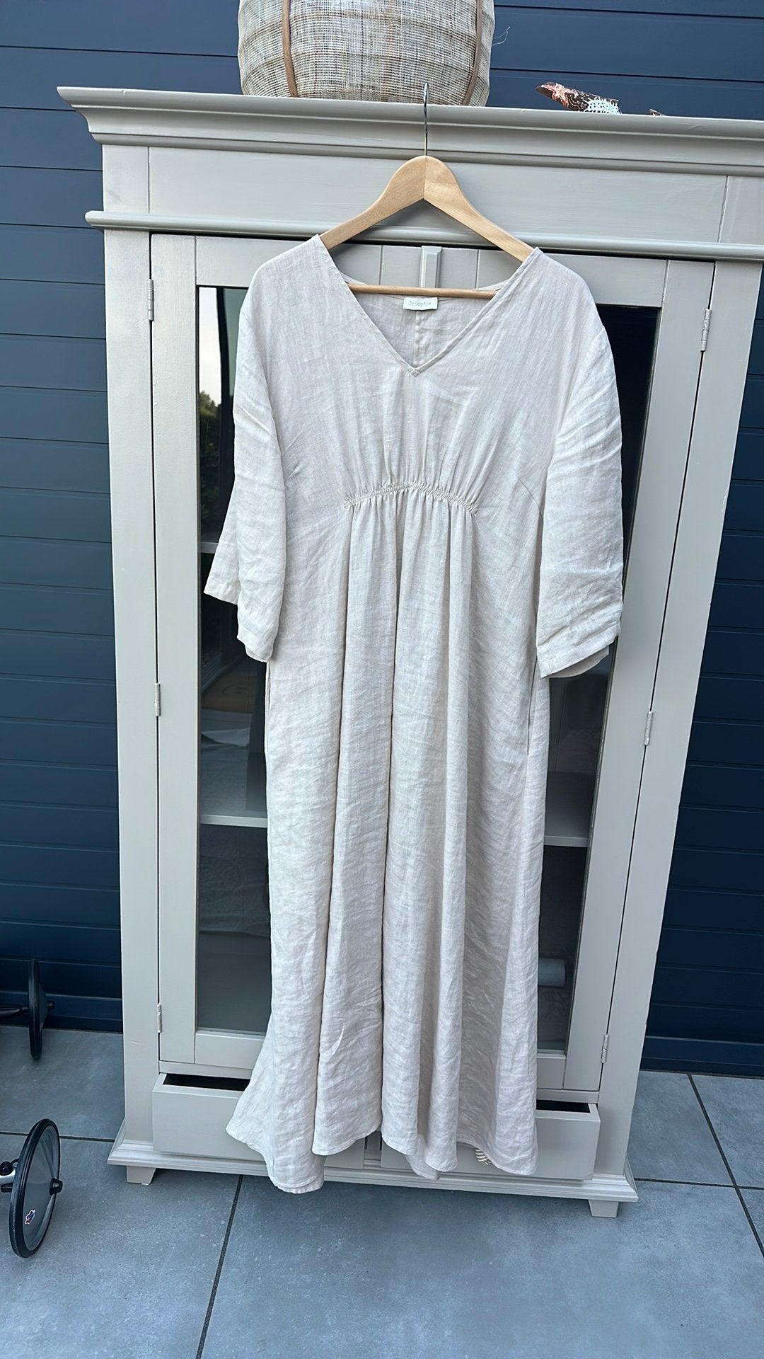 JC Sophie jurk maat 40, Kleding | Dames, Maat 38/40 (M), Verzenden, Beige, Zo goed als nieuw
