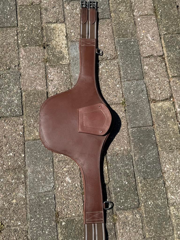 Springsingel bruin buikflap QHP - 120, Dieren en Toebehoren, Ophalen of Verzenden, Nieuw, Springen