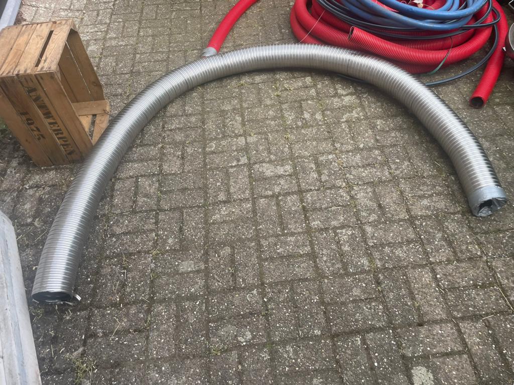 Flexibele rvs schoorsteenbuis, Ophalen, Overige soorten, Zo goed als nieuw, Inbouw