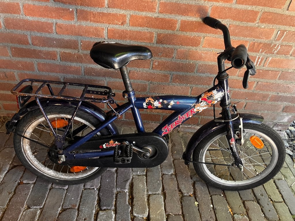Loekie fiets, Fietsen en Brommers, Fietsen | Kinderfietsjes, Ophalen, Terugtraprem, Loekie, 16 tot 20 inch