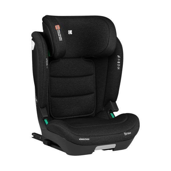 Nieuw in doos Kikkaboo Autostoel i-Scout Zwart, Kinderen en Baby's, Overige merken, Autogordel of Isofix, Verstelbare rugleuning