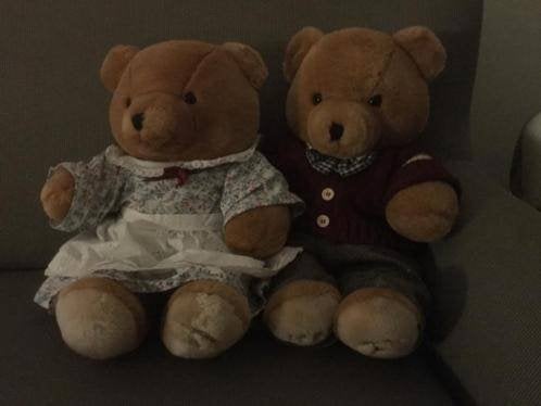 Bijenkorf teddyberen (Bob en Sabine), Verzamelen, Ophalen of Verzenden, Gebruikt, Stoffen beer, Overige merken