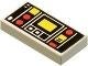 Lego Space Stenen 1x2 Tile with Red and Yellow Controls and, Kinderen en Baby's, Speelgoed | Duplo en Lego, Zo goed als nieuw