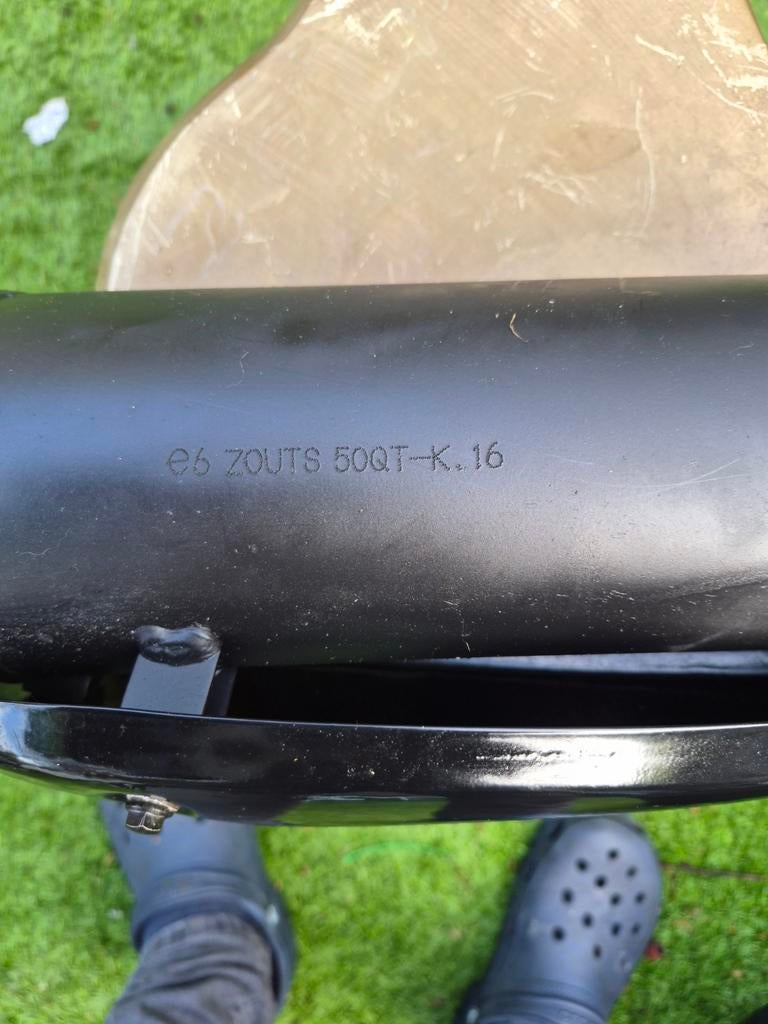 Uitlaat e6 zouts 50qt-k.16 scooter, Ophalen of Verzenden, Gebruikt, Uitlaat, Overige merken