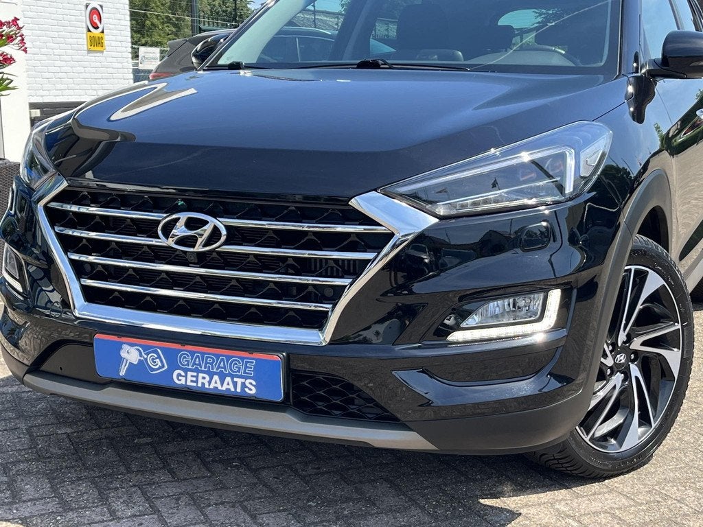 Hyundai Tucson 1.6 T-GDI 4WD Premium | Automaat, Stoelventil, Auto's, Hyundai, Automaat, Gebruikt, 4 cilinders, Zwart