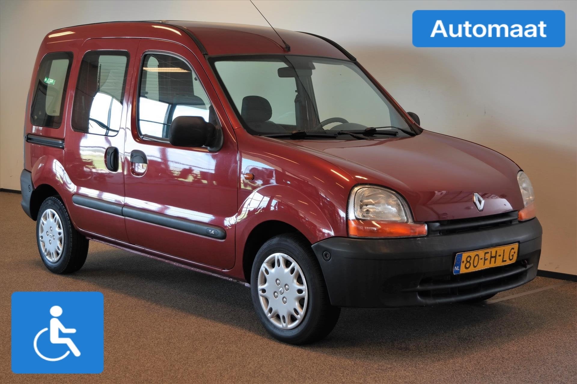 Renault Kangoo Rolstoelauto Automaat, Automaat, 12 maanden, Stof, Aangepast voor mindervaliden