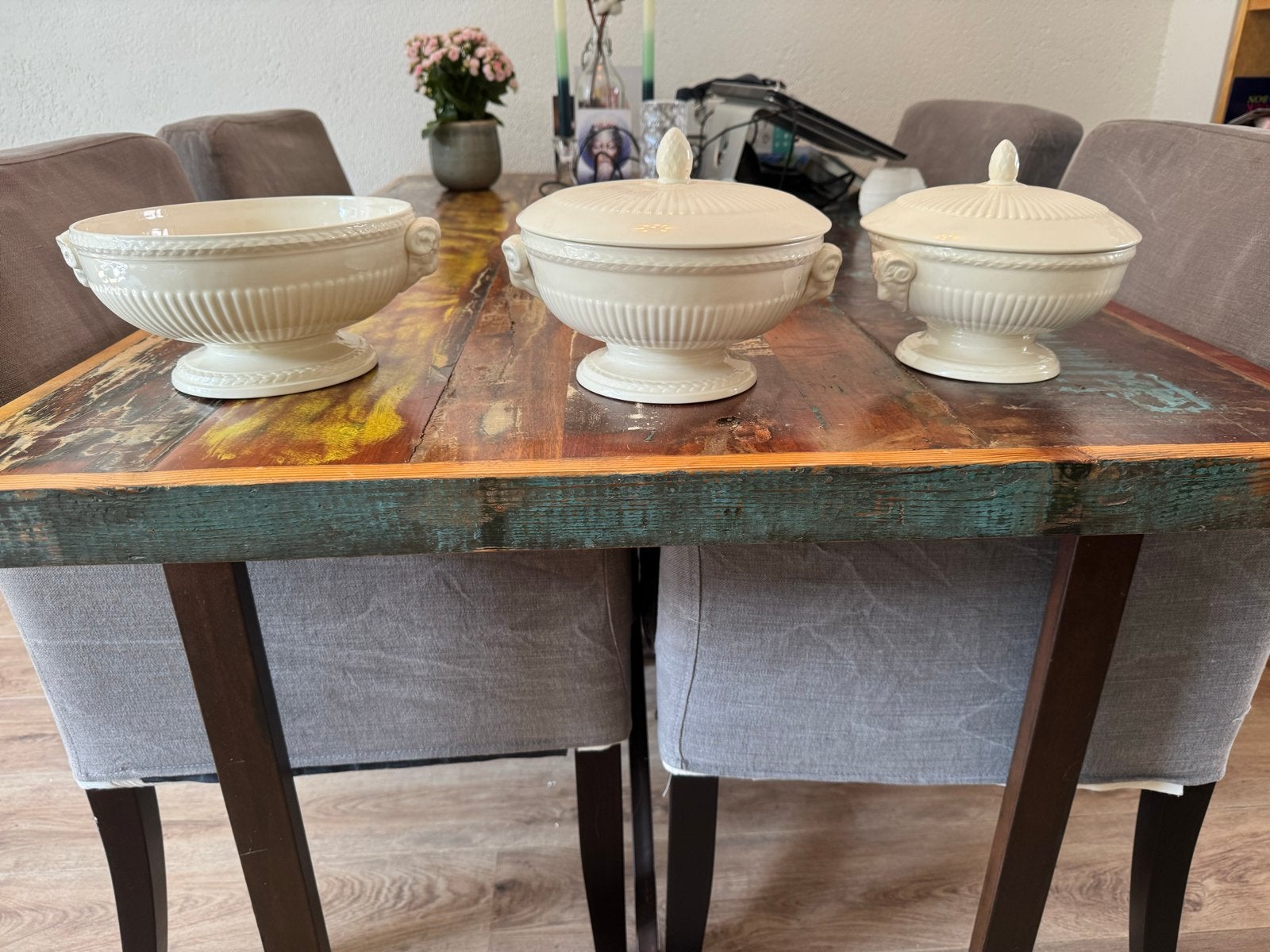 Wedgwood Edme Terrines en Schaaltje - Set van 3, Ophalen