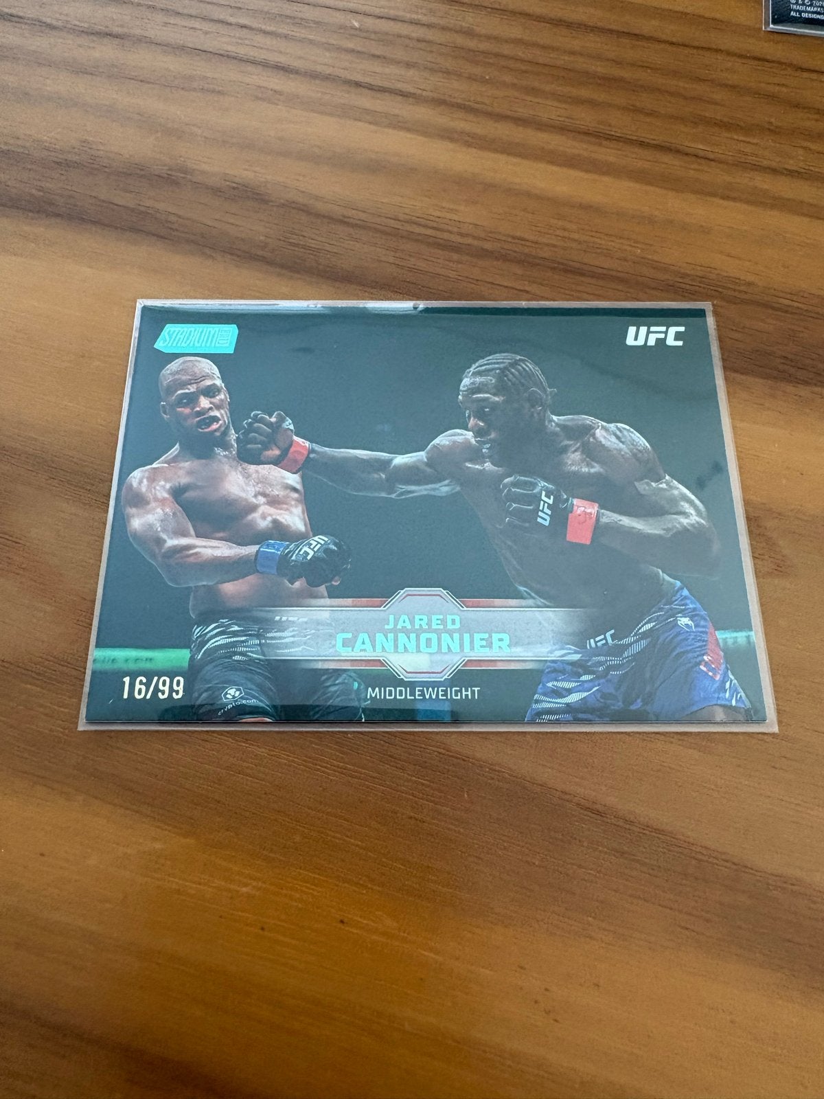 UFC Jared Cannonier Middleweight Spelerskaart 16/99, Ophalen, Zo goed als nieuw, Overige sporten, Spelerskaart