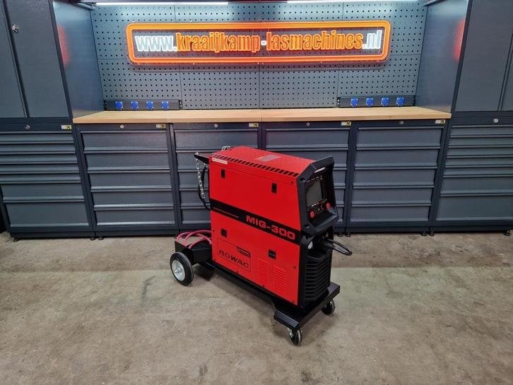 NIEUW! Rowac mig 300yn DUBBEL PULSE met garantie compleet!!, Doe-het-zelf en Verbouw, Rowac, Nobelweg 5, 6669 MV Dodewaard, Info@kraaijkamp-lasmachines.nl