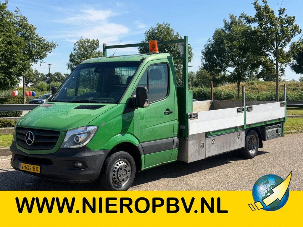 Mercedes-Benz Sprinter 519CDI Openlaadbak Automaat Airco Nav, Auto's, Automaat, Gebruikt, Euro 6, 190 pk