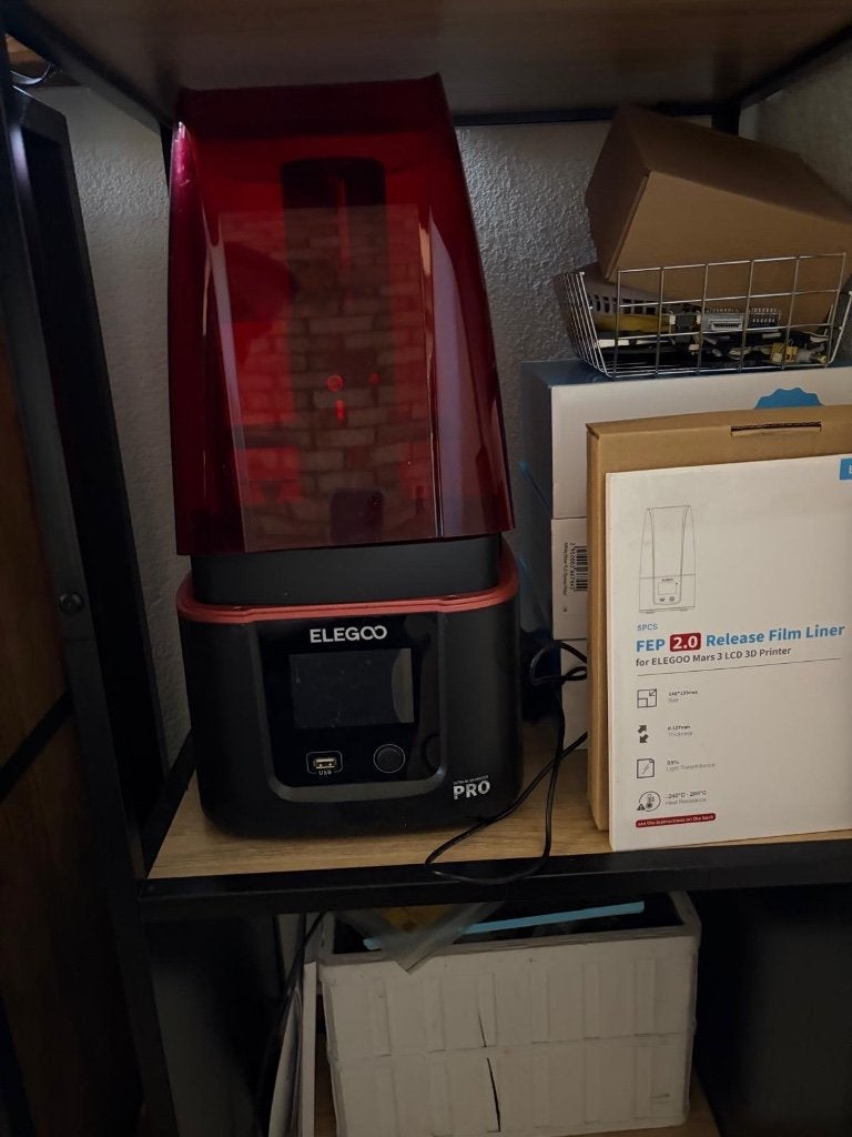 Resin printer, Ophalen, Gebruikt, Elegoo, Resin/Hars