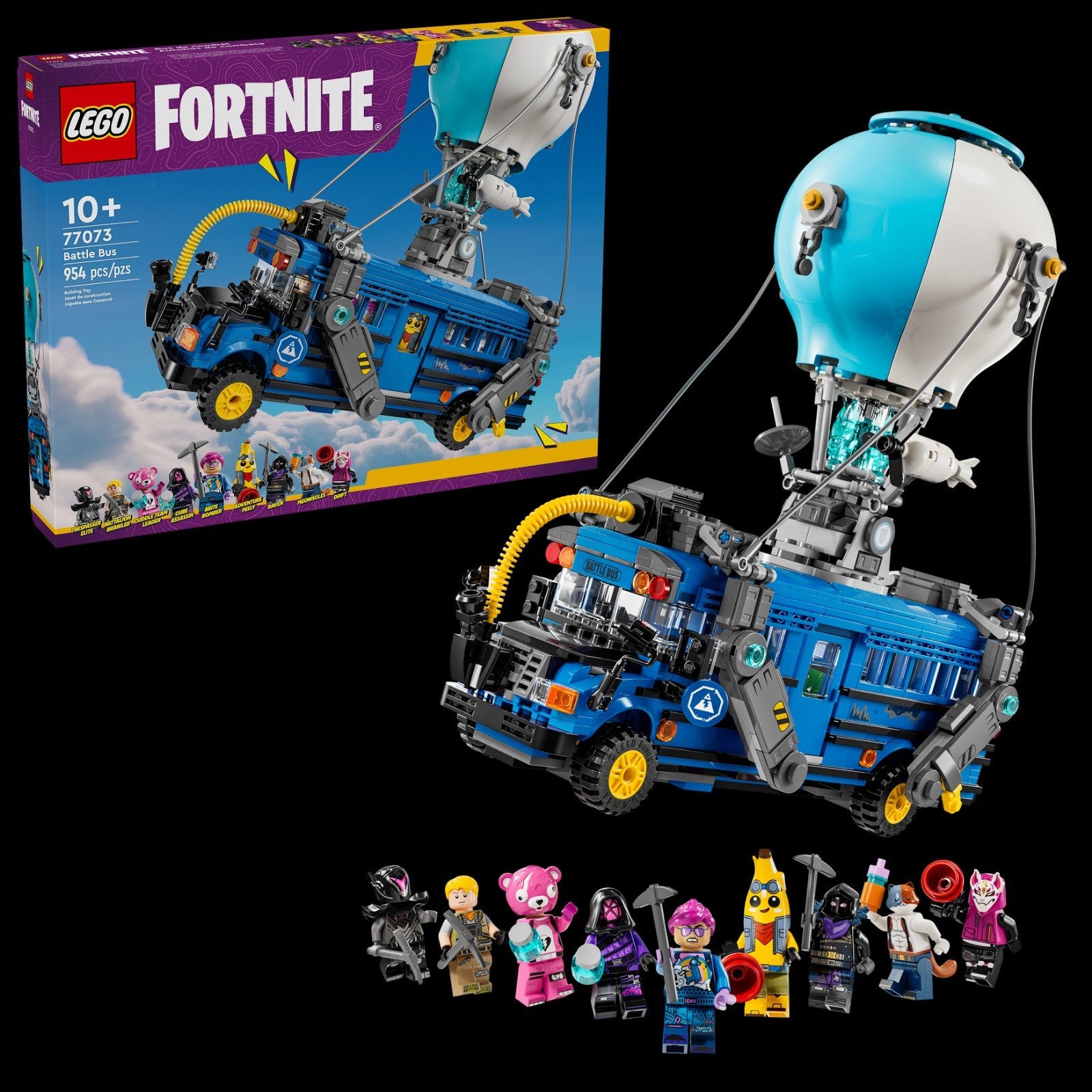 LEGO Fortnite Battle Bus met Brite Bomber -Zo goed als nieuw, Ophalen of Verzenden, Zo goed als nieuw