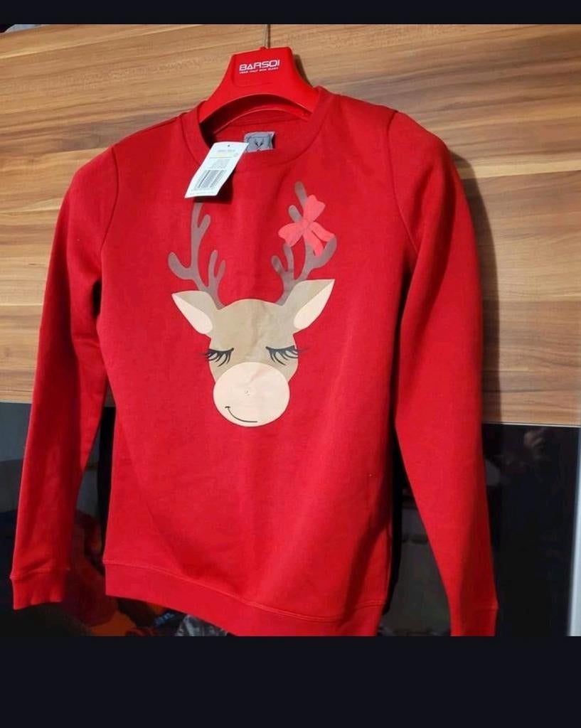 Kersttrui met rendieropdruk, Maat 38/40 (M), BARSO, Nieuw, Ophalen of Verzenden