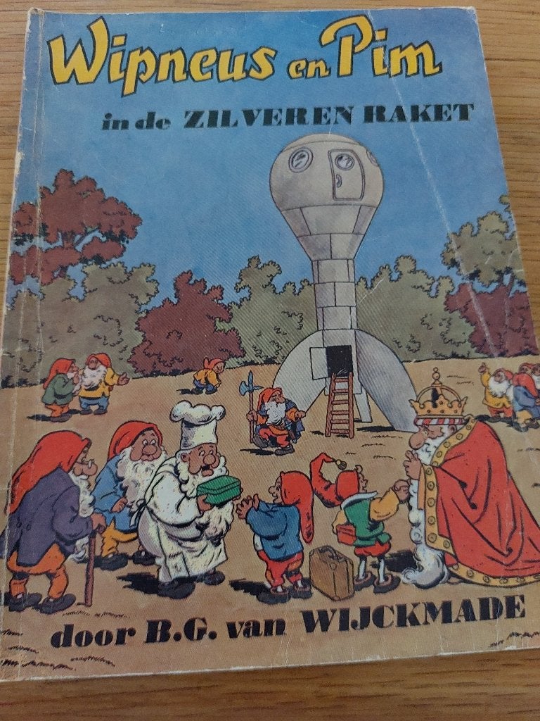 Wipneus en Pim in de zilveren raket door B.G. van Wijckmade, Ophalen of Verzenden, Gelezen, Fictie algemeen