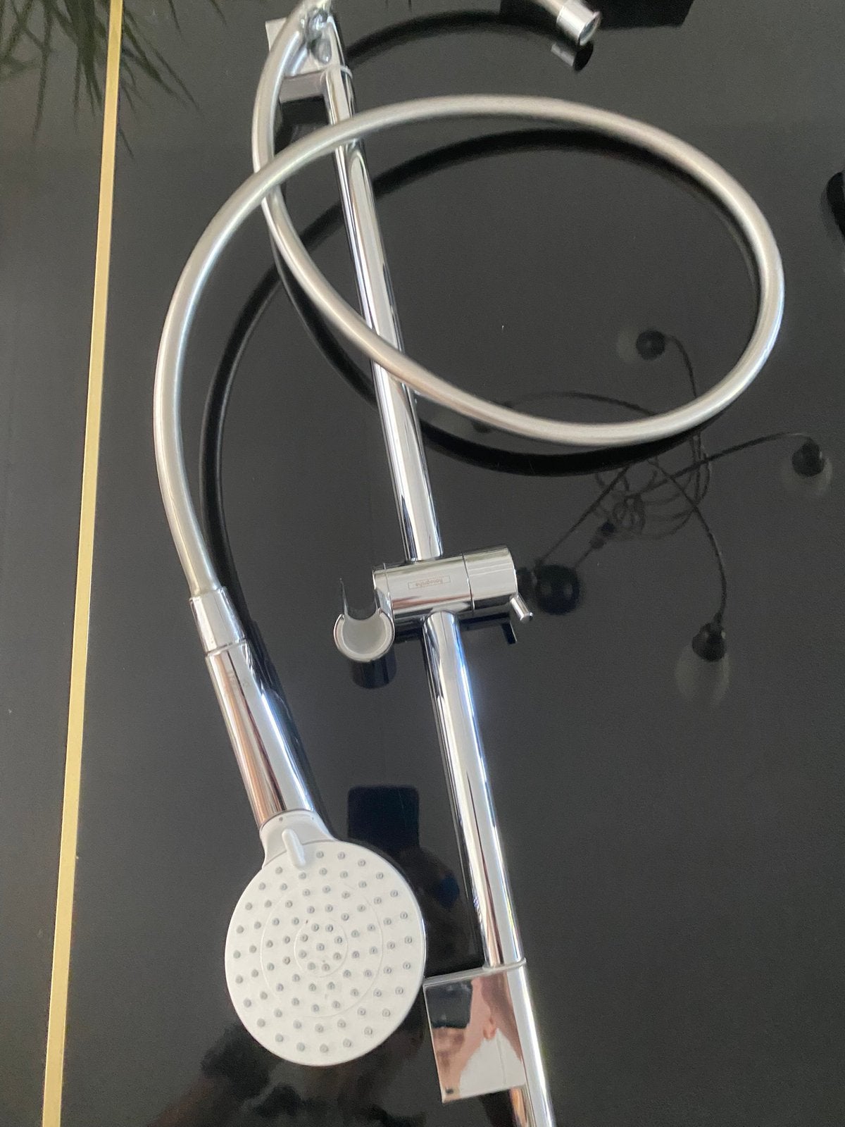 Hans Grohe douche set met douchekop, Doe-het-zelf en Verbouw, Sanitair, Ophalen, Nieuw, Douche