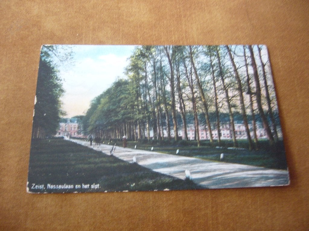ZEIST  =  NASSAULAAN EN HET SLOT  BRIEFKAART 1911, Ophalen of Verzenden, Voor 1920, Gelopen, Utrecht