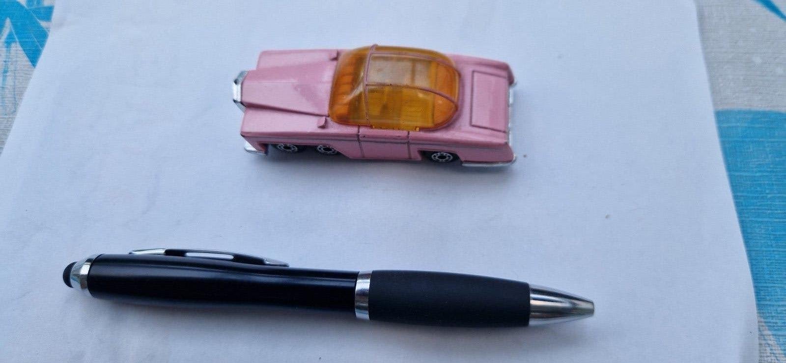 Matchbox roze auto, Made in China, 1982, Ophalen of Verzenden, Gebruikt