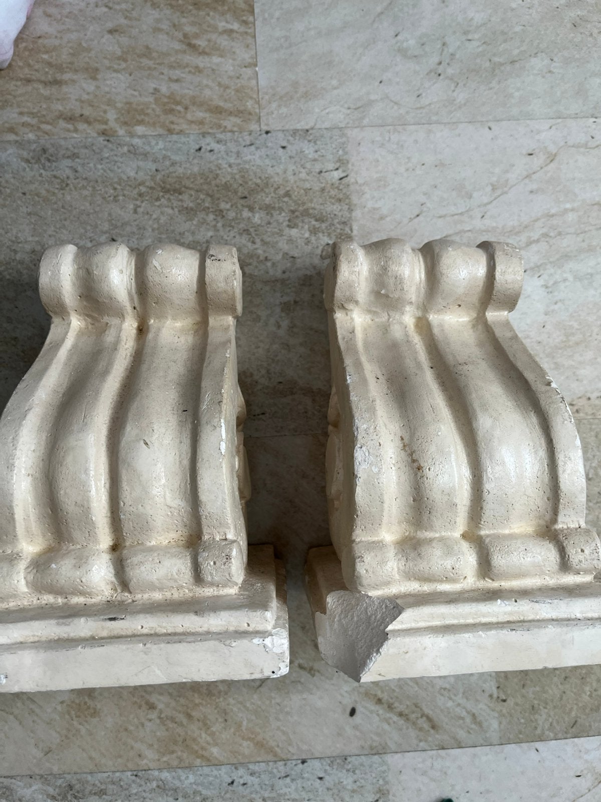 Wandornament 2x, Ophalen of Verzenden, Gebruikt