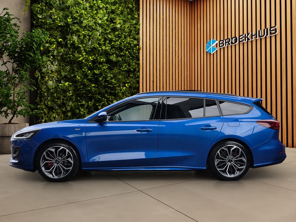 Ford Focus Wagon 1.0 EcoBoost Hybrid ST Line X, Auto's, Ford, 12 maanden, Gebruikt, Euro 6, Blauw