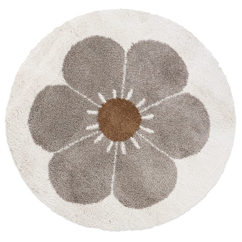 Kleed Bohemian Bloem Daisy Rond Taupe Nattiot, Nattiot, Rond, Nieuw, Ophalen of Verzenden