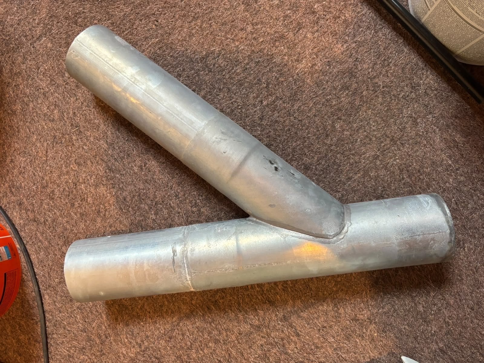 Y-stuk zinkenbuis, Gebruikt, Ophalen of Verzenden, Zink, Minder dan 2 meter