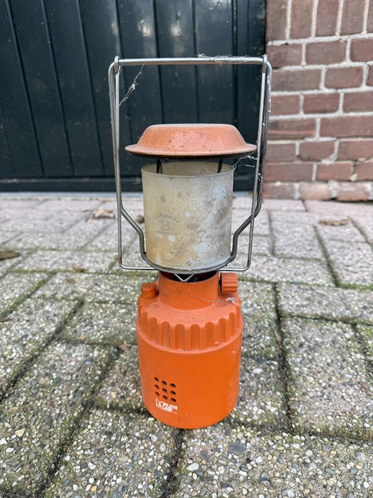 Campingaz Lumogaz C206 gaslamp met gasfles, Ophalen, Gebruikt