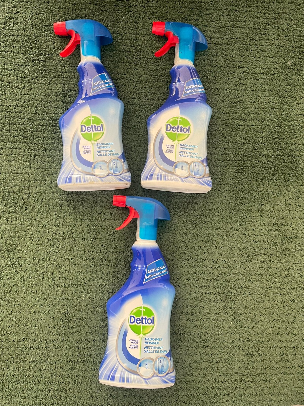 Nog 3 nieuwe Flessen Dettol Antikalk Badkamer Reiniger, Ophalen, Schoonmaakmiddel
