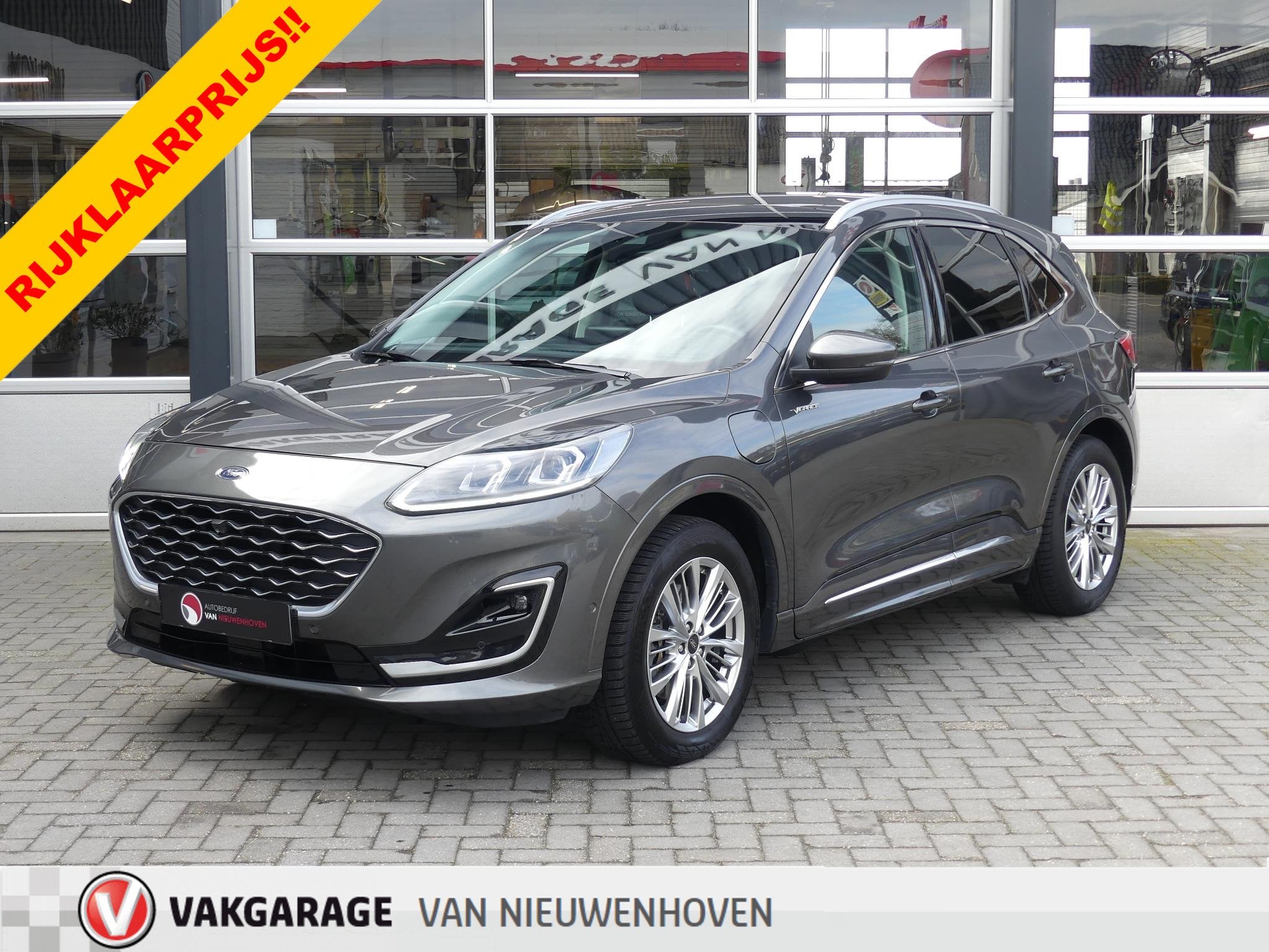 Ford Kuga 2.5 PHEV Vignale *t/m 10de bouwjaar garantie!, Auto's, 14 kWh, Gebruikt, 4 cilinders, Bedrijf