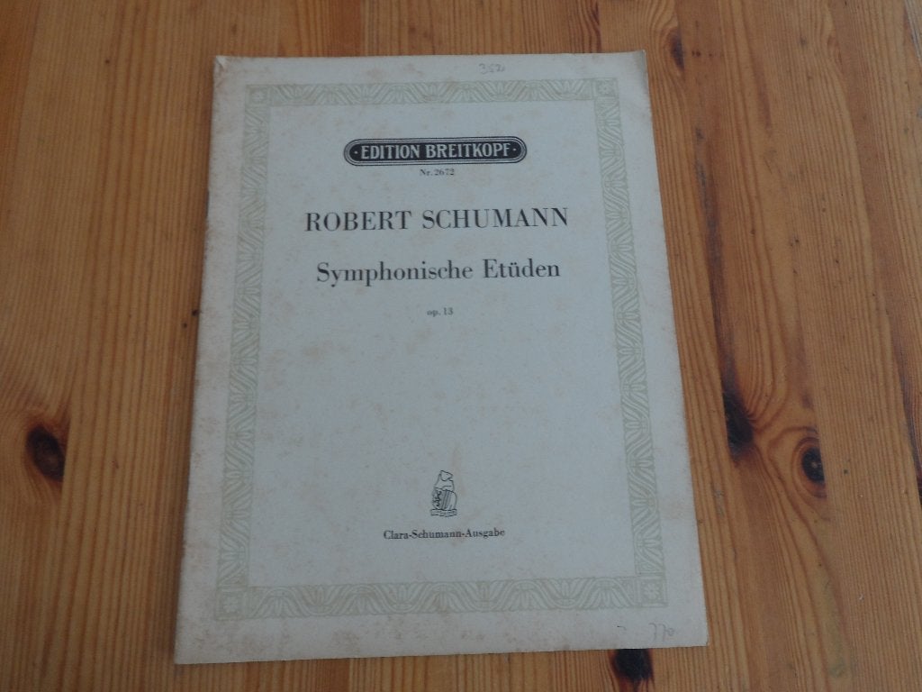Schumann - Symphonische Etuden Op. 13, Gebruikt, Klassiek, Ophalen of Verzenden, Artiest of Componist