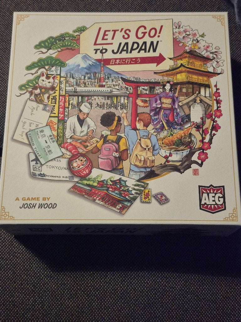 Let's Go! To Japan, Bordspel, Engelse versie, Een of twee spelers, Ophalen, Zo goed als nieuw, AEG