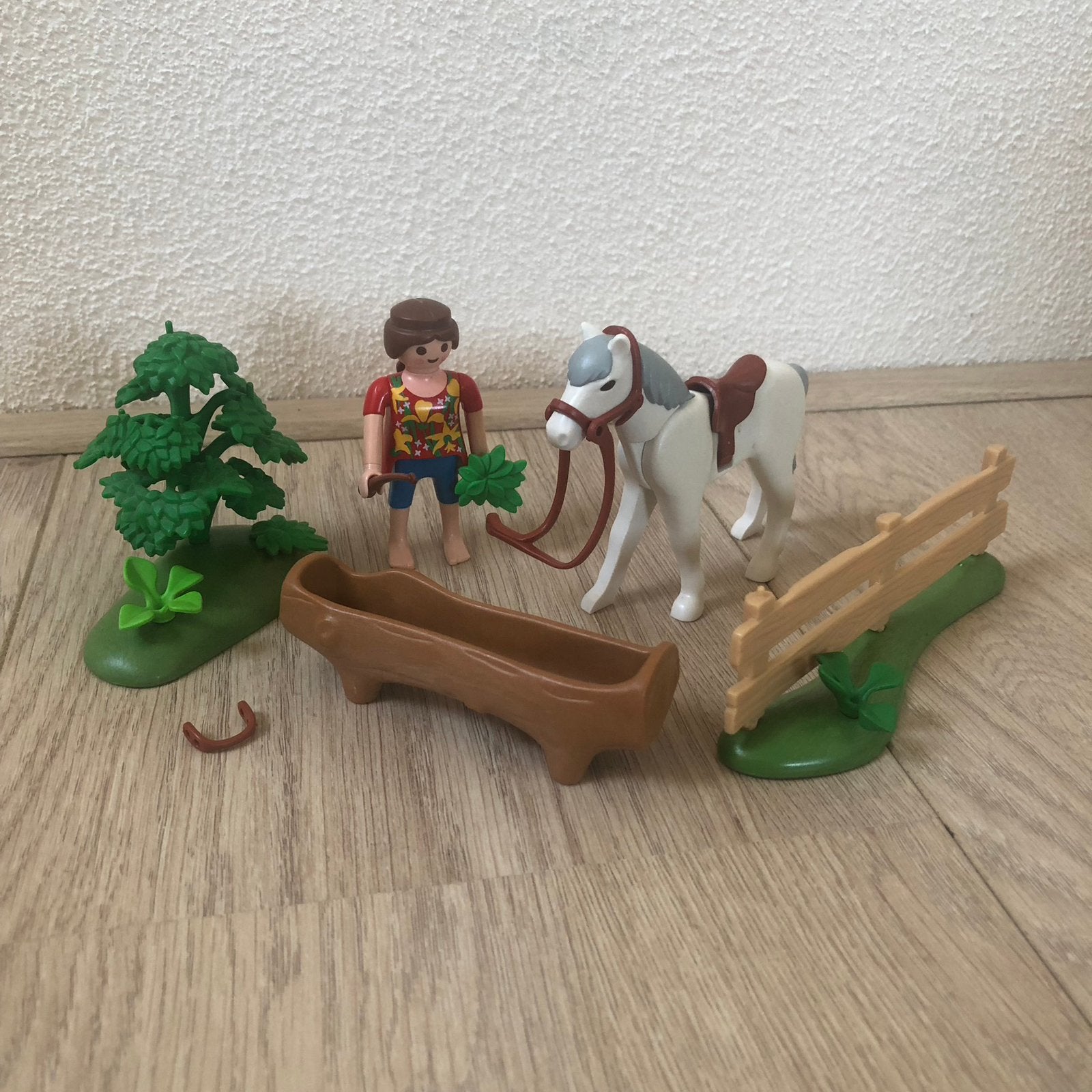 Playmobil paarden verzorgster met paard!, Kinderen en Baby's, Speelgoed | Playmobil, Complete set, Overige typen, Ophalen of Verzenden