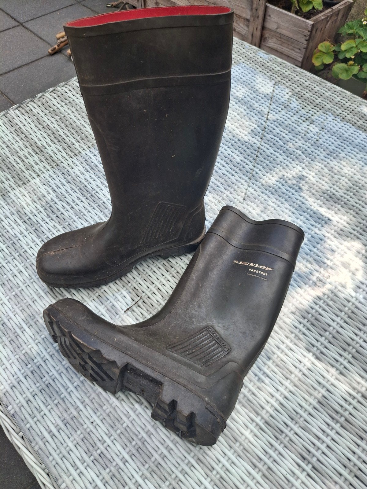 Dunlop laarzen maat 45, Ophalen, Zwart, Regenlaarzen, Dunlop