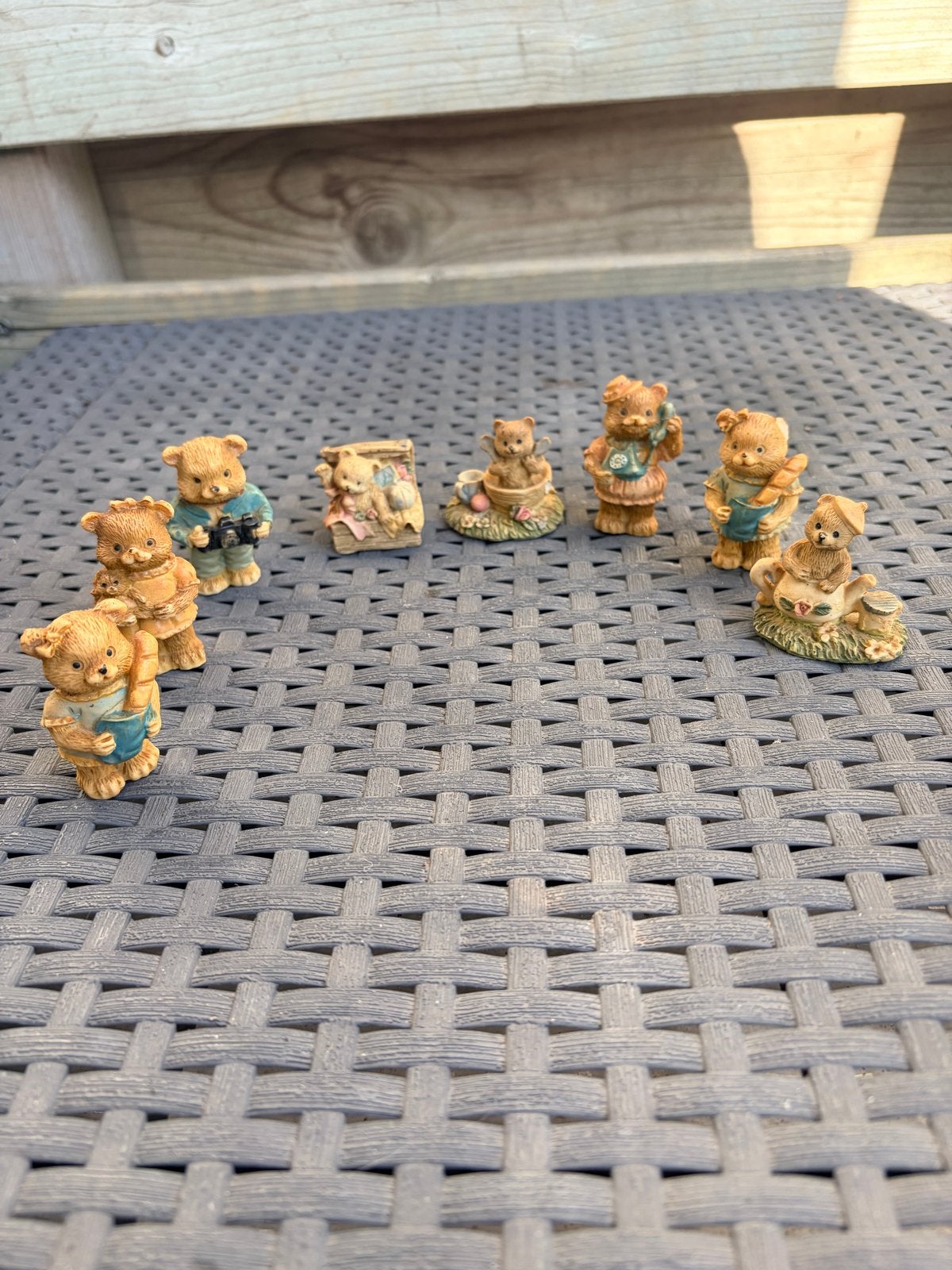 Leuke verzameling van 8 verschillende kleine berenbeeldjes, Ophalen, Gebruikt, Dier