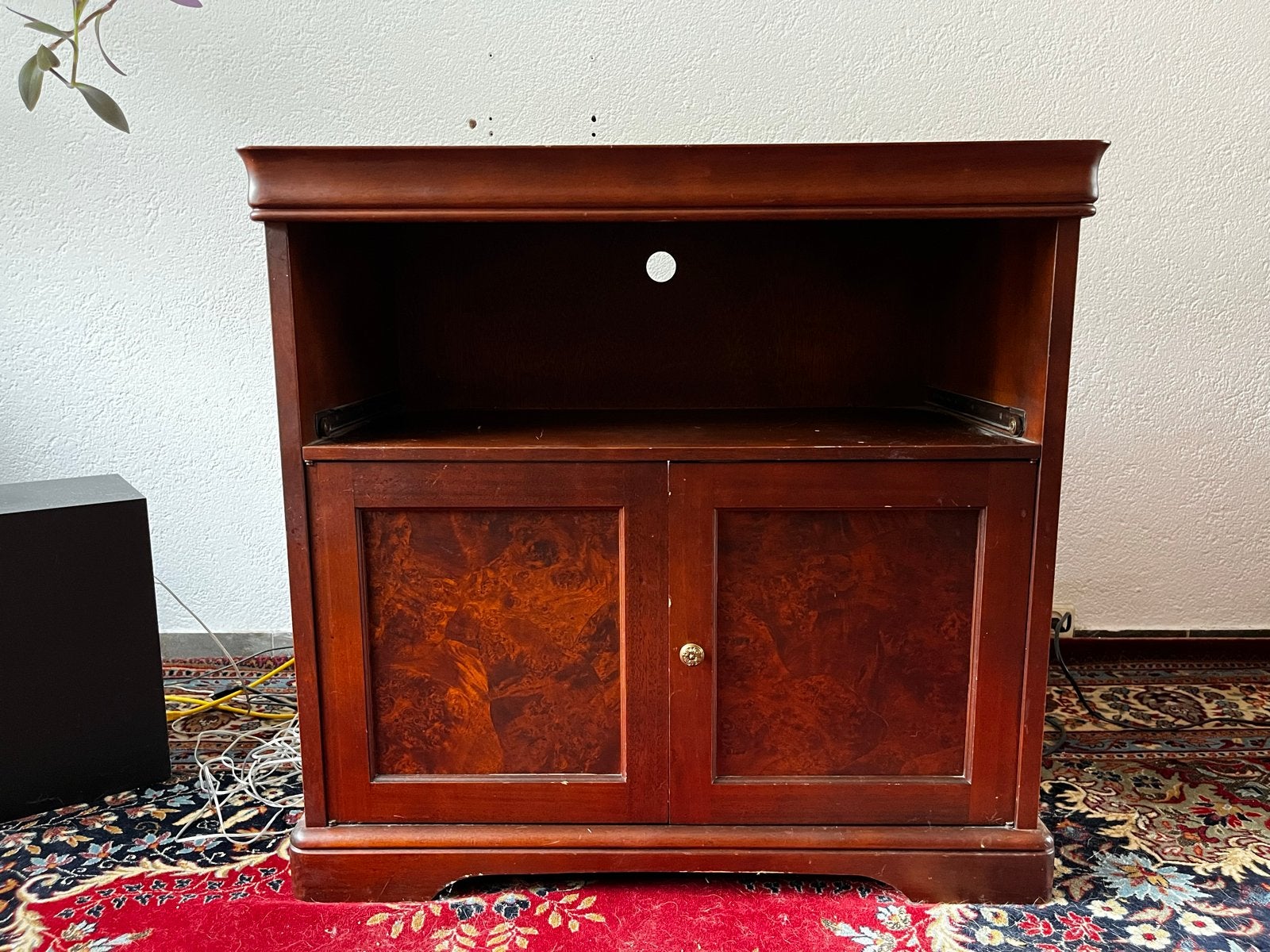 tv-meubel, houten kast, antiek, kast, Ophalen, Gebruikt, 25 tot 50 cm, Overige houtsoorten