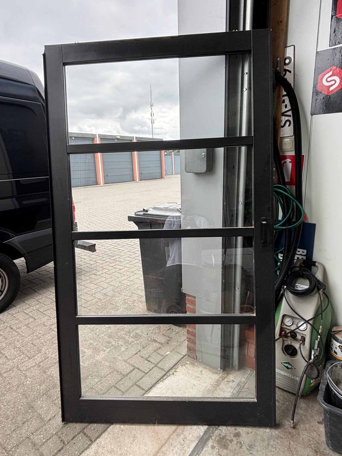 Schuifdeur incl rail, Doe-het-zelf en Verbouw, Deuren en Horren, Binnendeur, Ophalen of Verzenden, Zo goed als nieuw, Schuifdeur