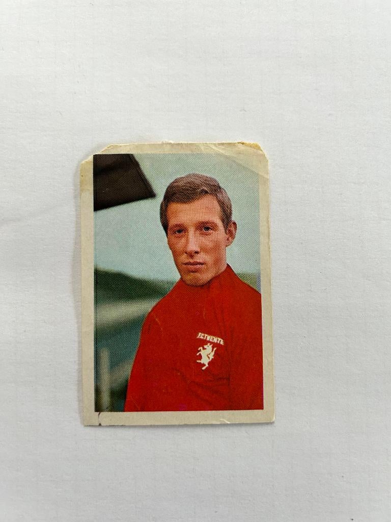 voetbalplaatje Jan Jeuring FC Twente 1969-1970 Vanderhout, Verzenden, Gebruikt, F.C. Twente, Poster, Plaatje of Sticker
