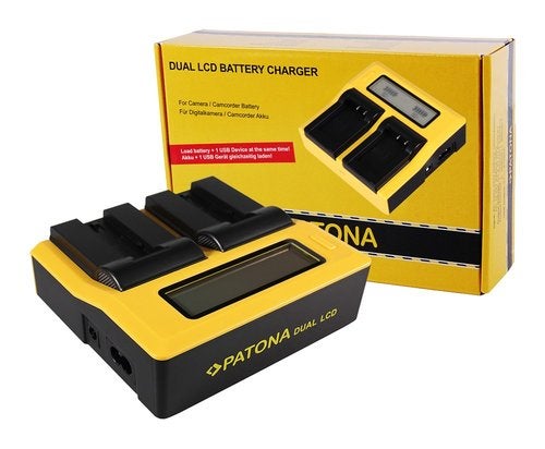 Dual LCD USB LadegerA$?t Konica Minolta Samsung Dimage, Verzenden, Nieuw