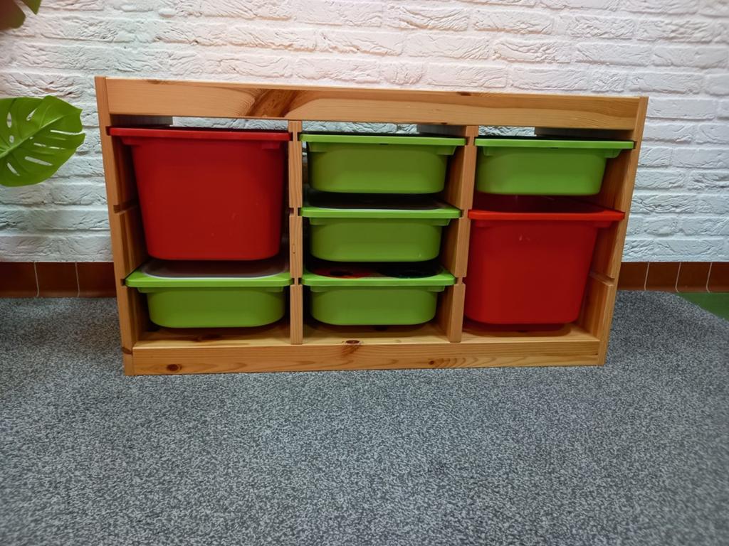 IKEA TROFAST opbergcombinatie met bakken, Minder dan 90 cm, Gebruikt, Kast, Ophalen of Verzenden