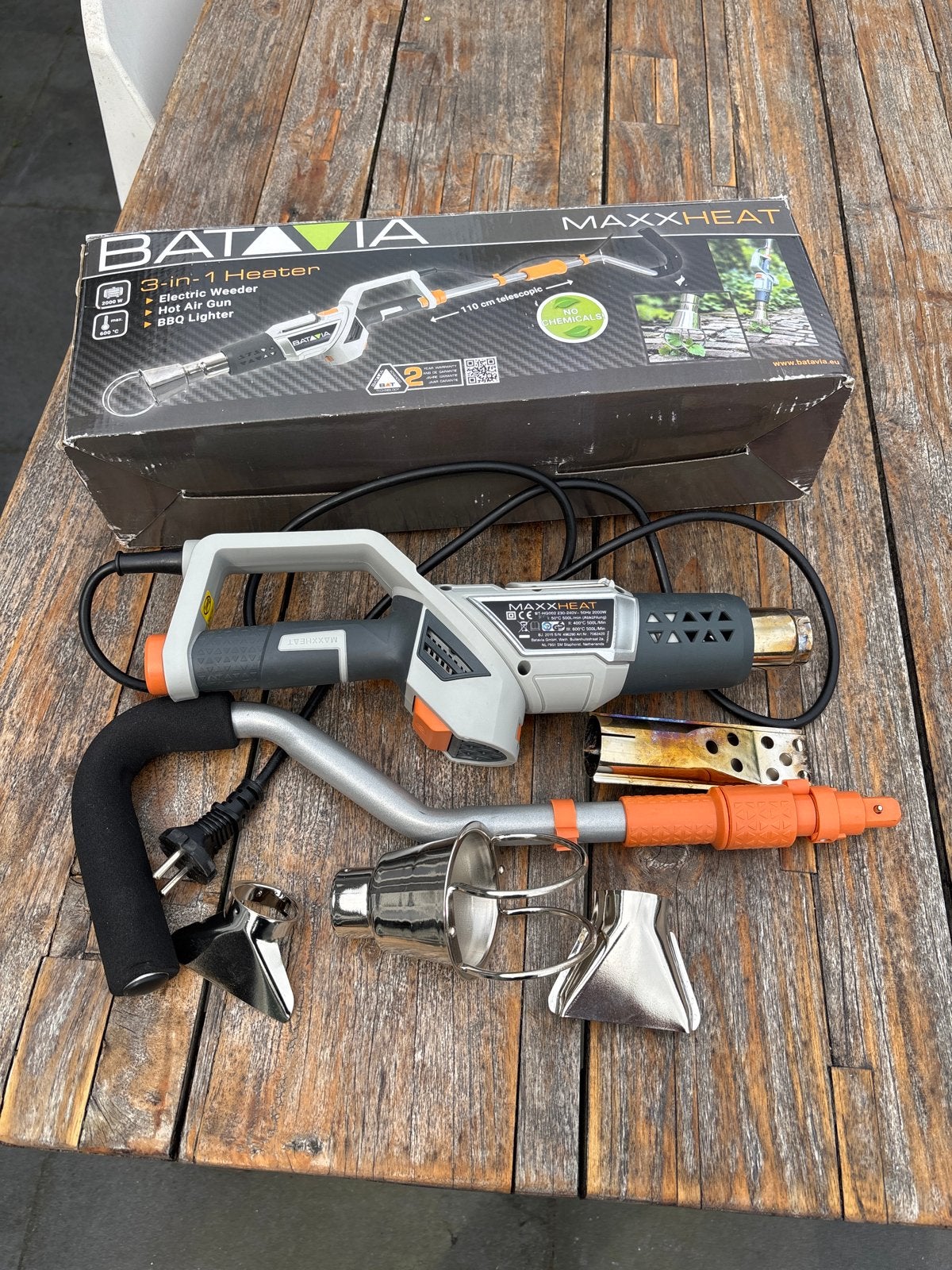 Batavia Maxxheat 3-in-1 Heater: Onkruidbrander, hetelucht, Ophalen of Verzenden, Gebruikt, Overige soorten