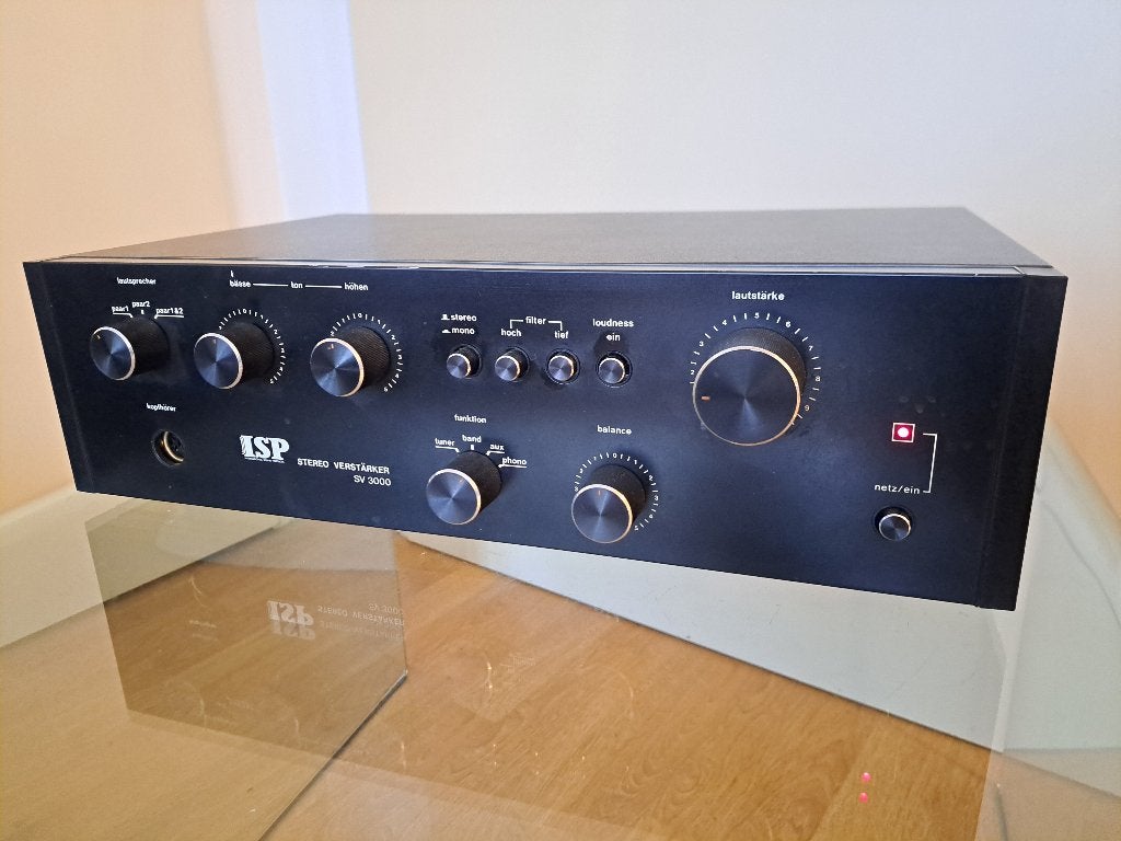 ISP Stereo Versterker SV 3000 - Vintage Audio, Audio, Tv en Foto, Versterkers en Receivers, Overige merken, Gebruikt, Ophalen of Verzenden