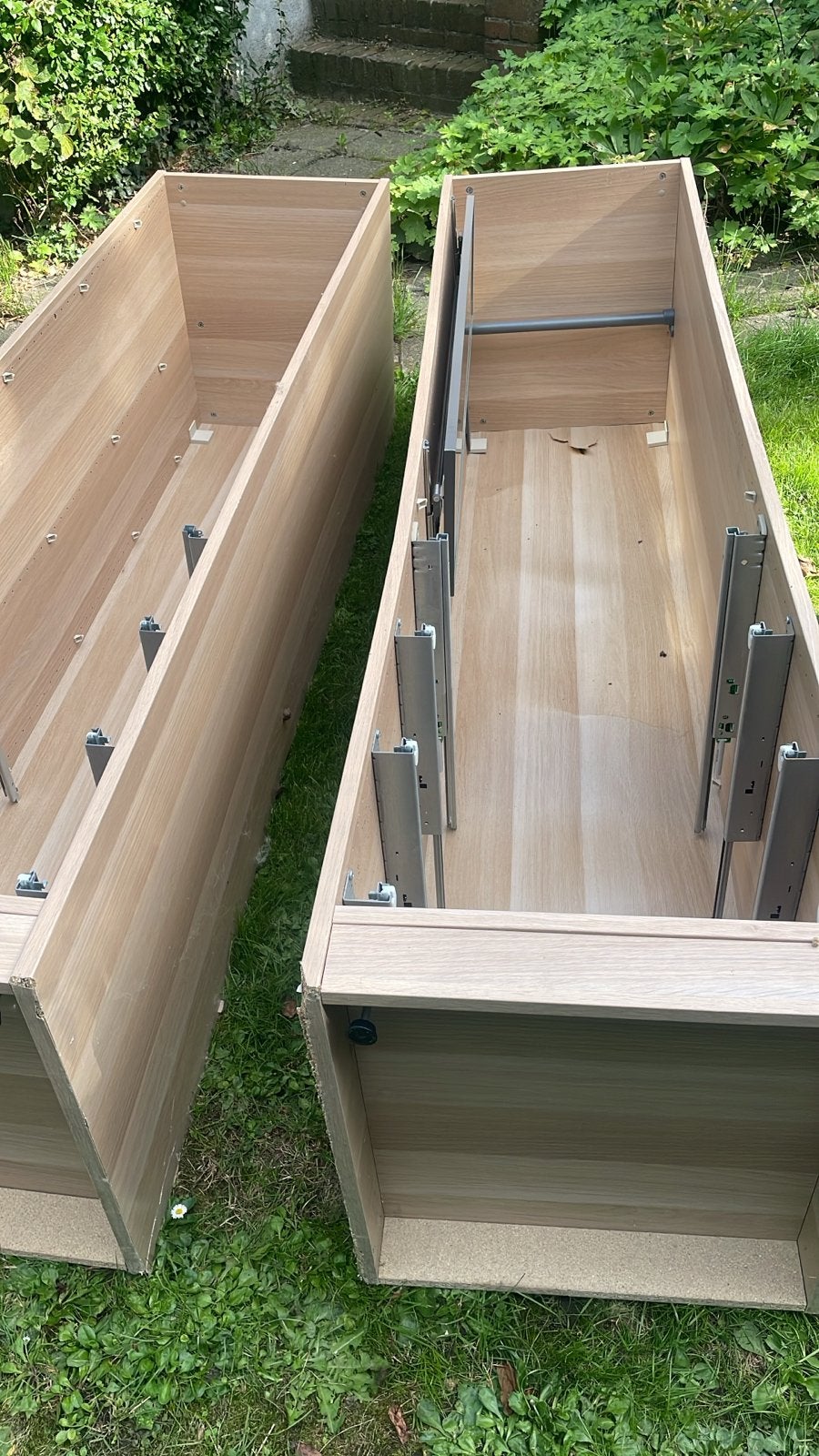 IKEA Pax kast wit gelakt eiken - 200x100x58 cm, Ophalen, Gebruikt, 200 cm of meer, Eikenhout